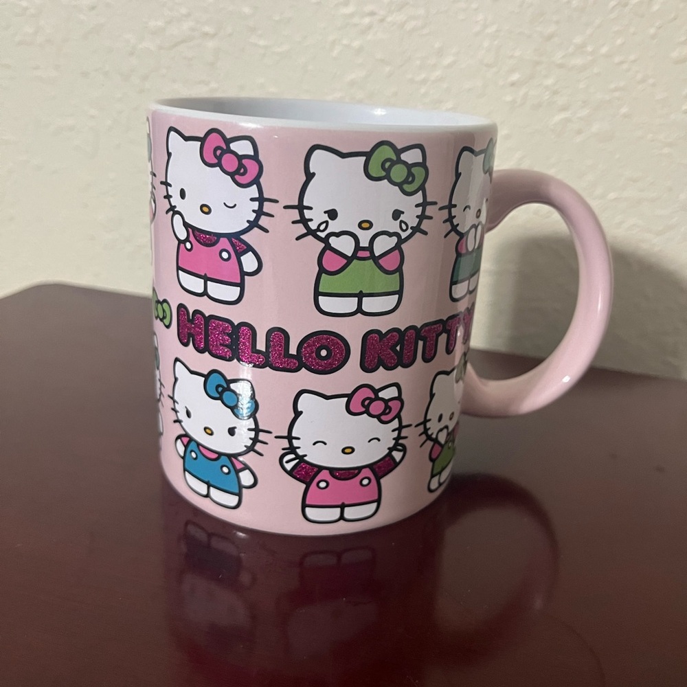 Hello Kitty Pink Ceramic Cup